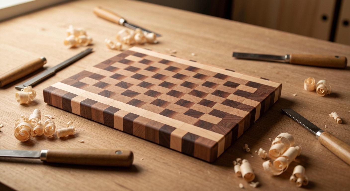 DIY End-Grain Cutting Board: Step-by-Step Beginner Project