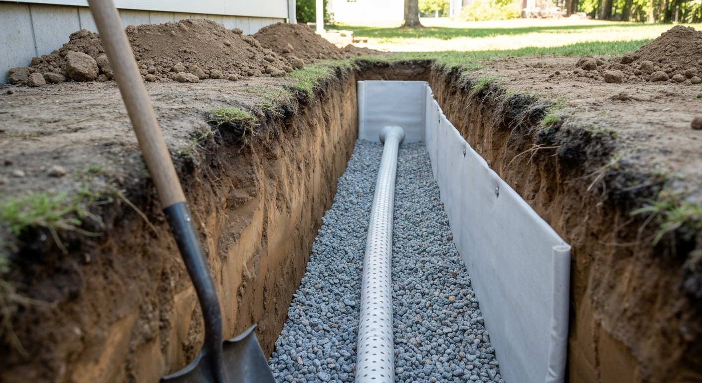 How to Install a French Drain: Stop Water Problems for Good